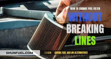 Replacing Fuel Filter: Avoiding Line Breakage