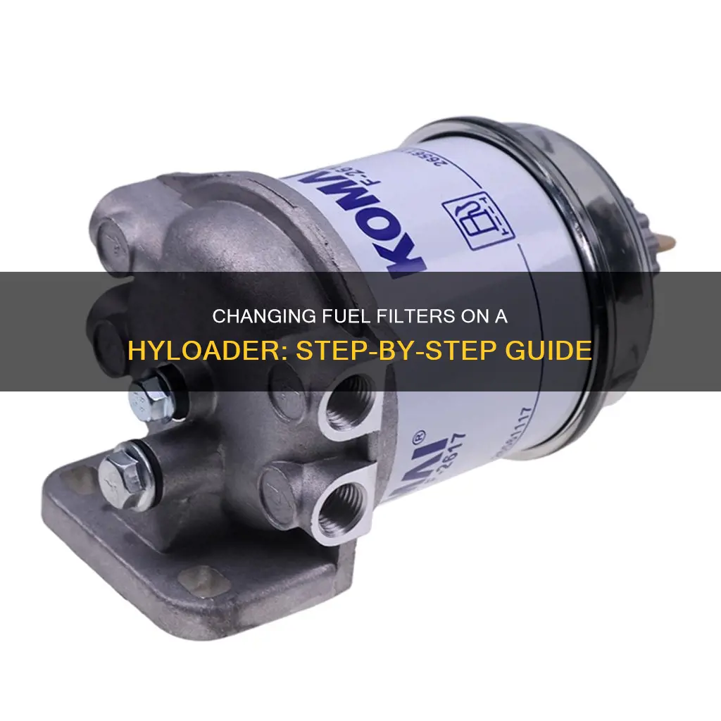 how to change fuel filters on a hyloader