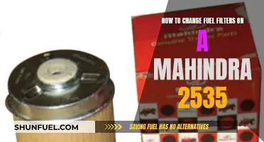 Changing Fuel Filters: Mahindra 2535 Guide