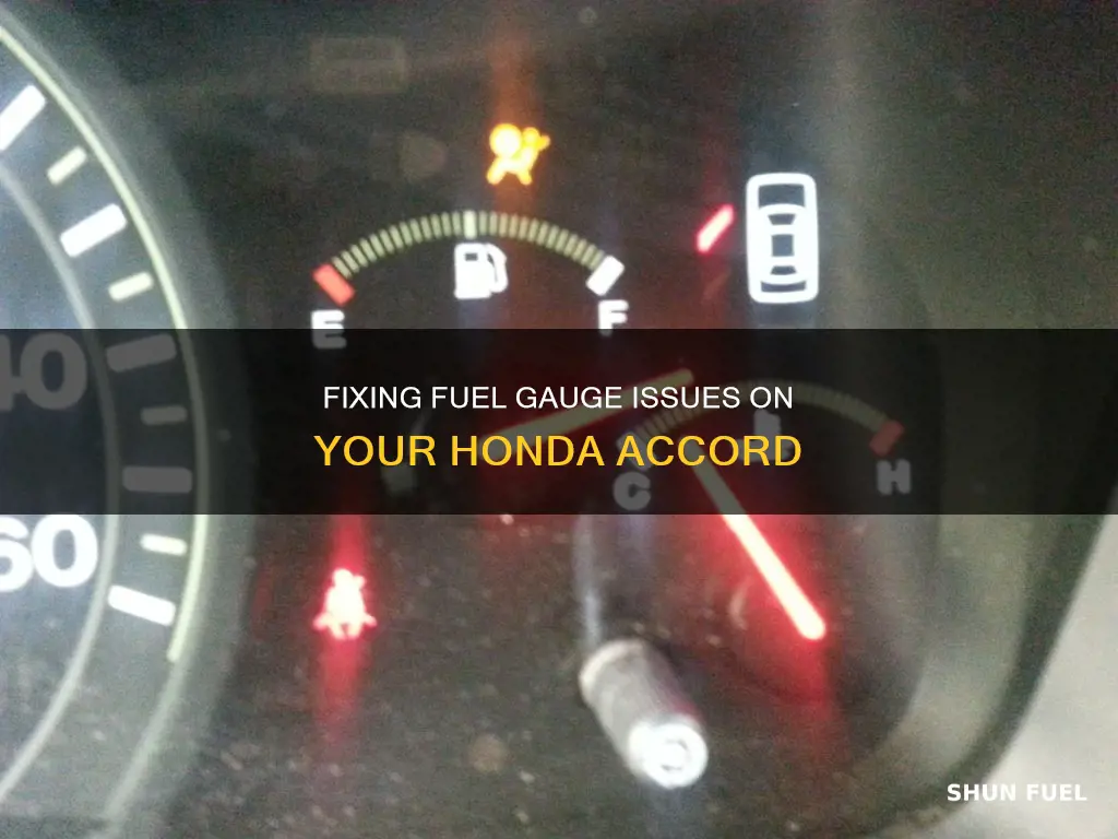 how to change fuel indicator on honda accord