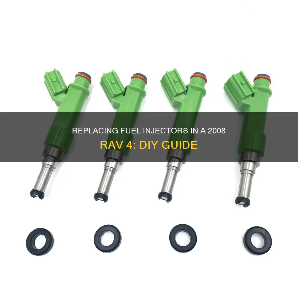 how to change fuel injector 2008 rav 4