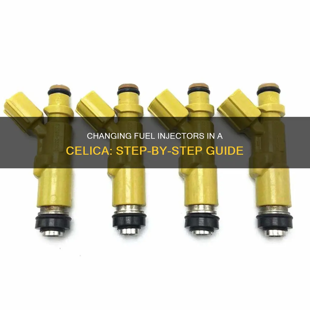 how to change fuel injector celica