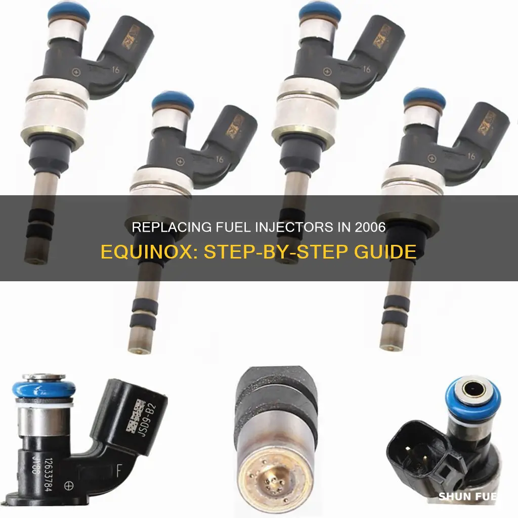 how to change fuel injector in a 06 equinox