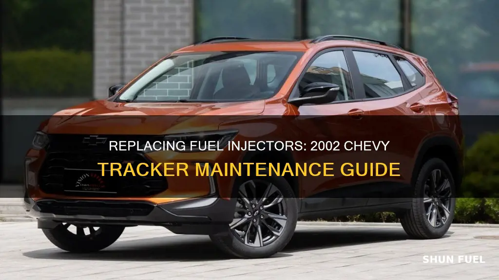 how to change fuel injector on a 2002 chevy tracker