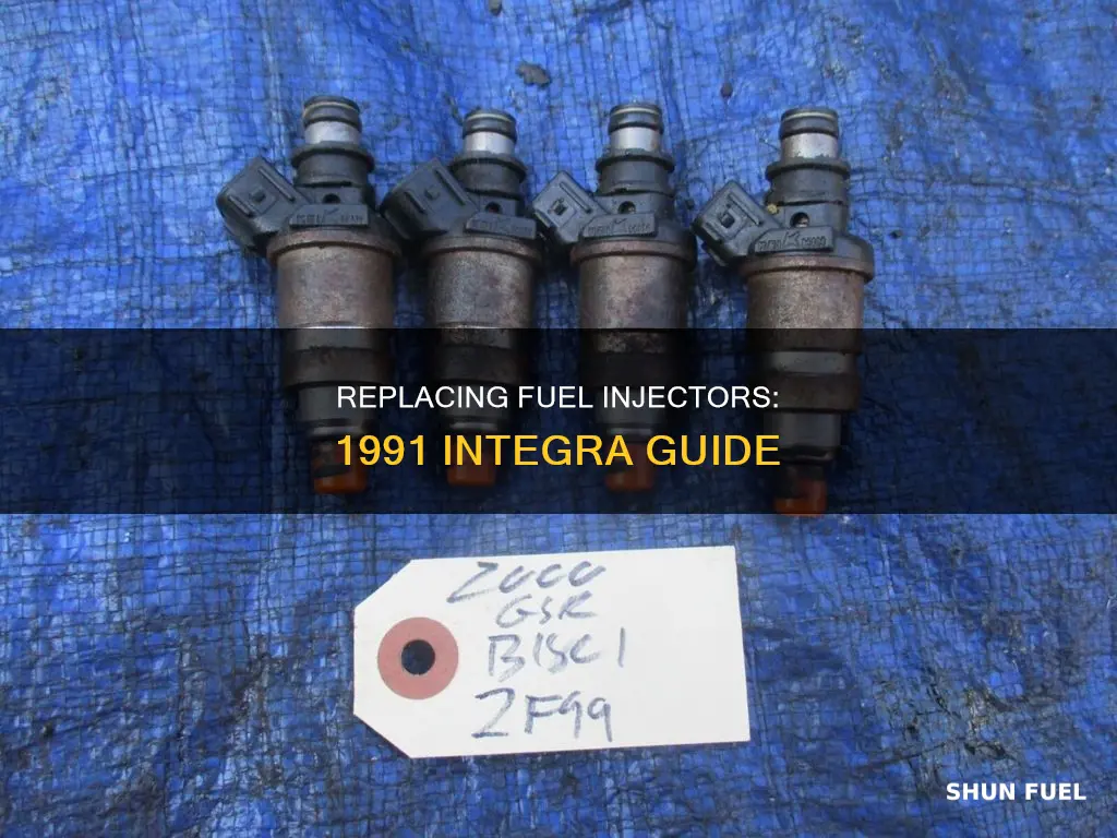 how to change fuel injectors 1991 integra