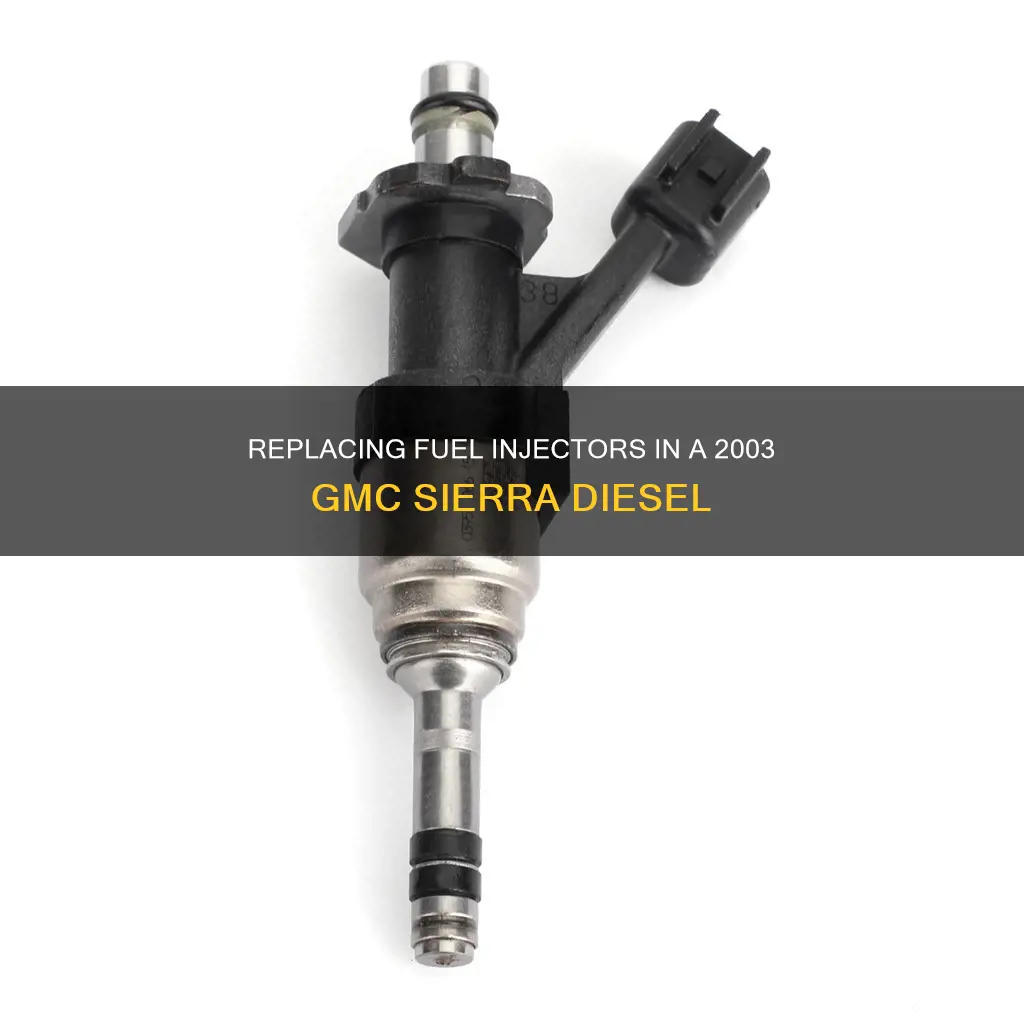 how to change fuel injectors 2003 gmc sierra diesel