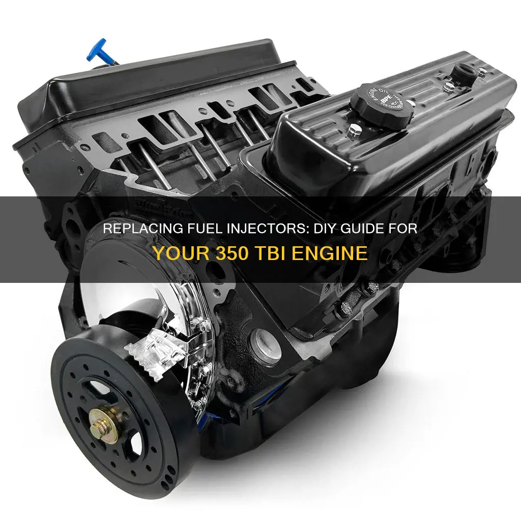 how to change fuel injectors 350 tbi