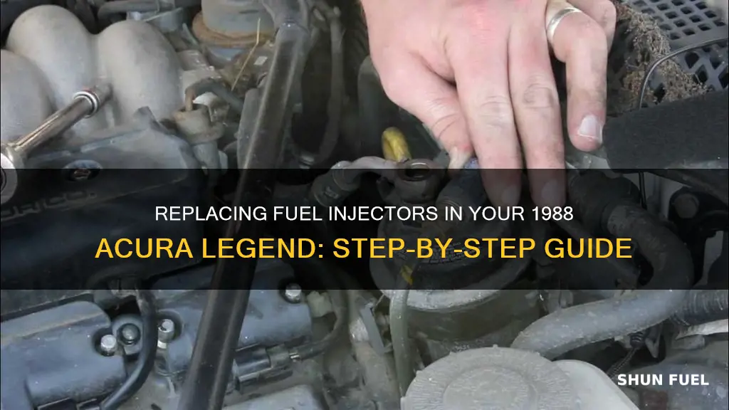 how to change fuel injectors in a 1988 acura legend