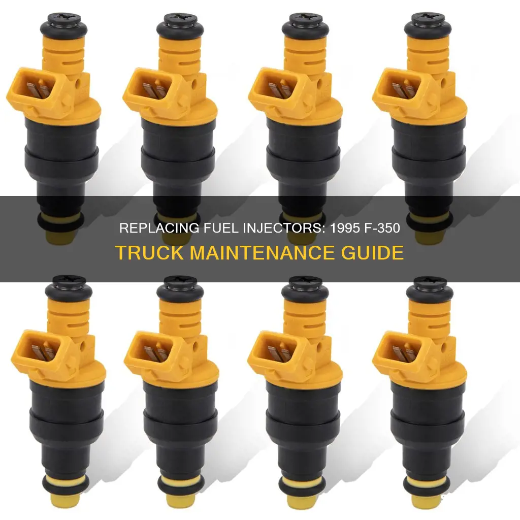 how to change fuel injectors in an f 350 1995