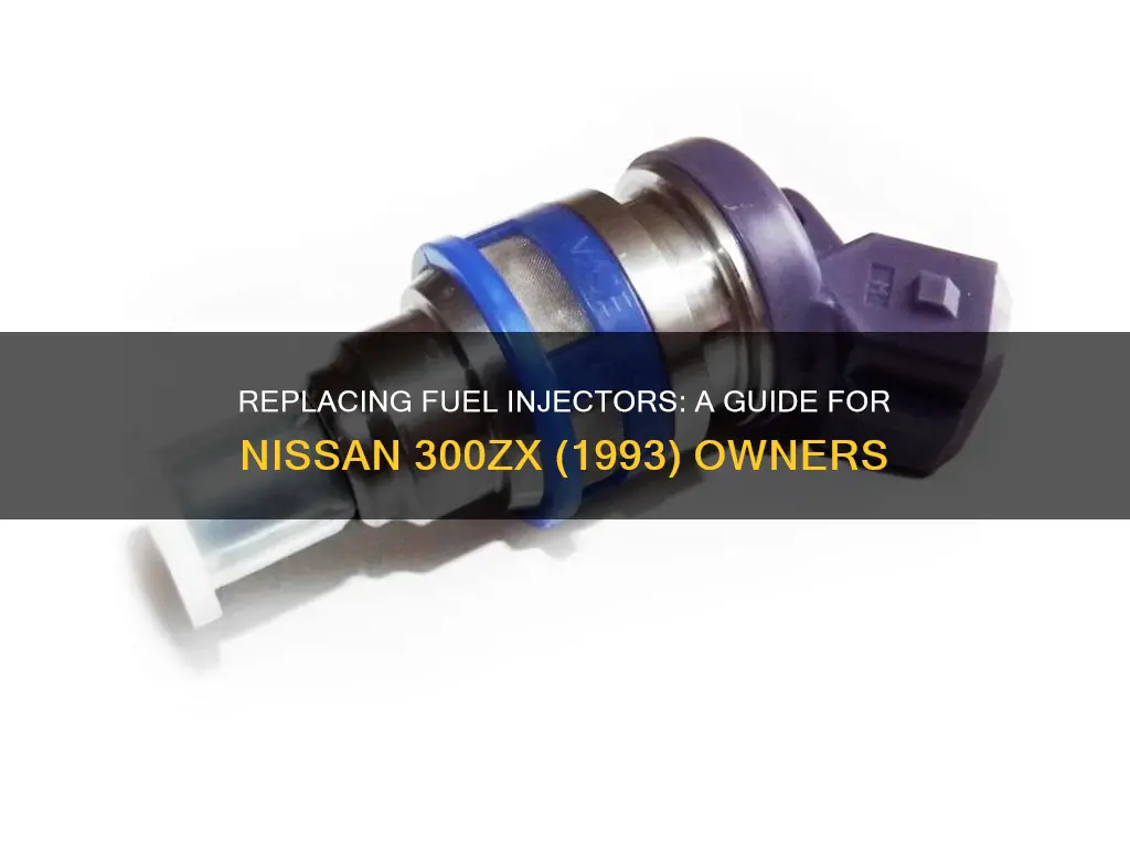 how to change fuel injectors nissan 300zx 93