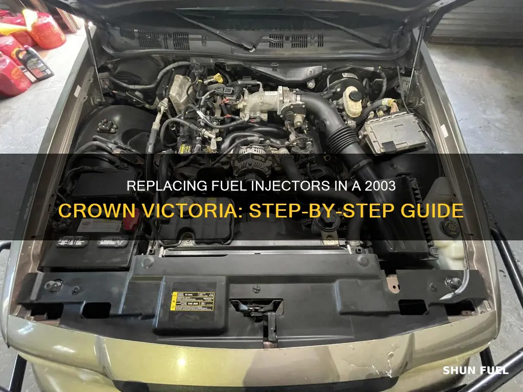 how to change fuel injectors on 2003 crown victoria