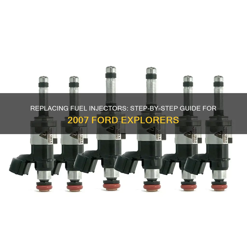 how to change fuel injectors on 2007 ford explor