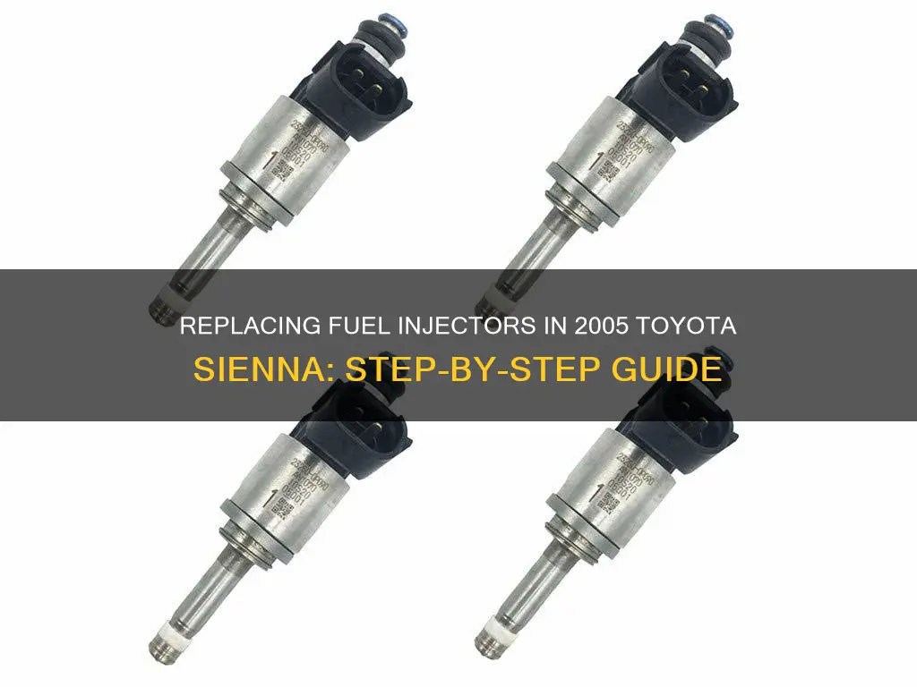 how to change fuel injectors on a 2005 toyota sienna