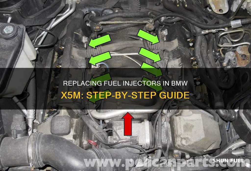 how to change fuel injectors on bmw x5m s63