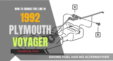 Replacing Fuel Lines: 1992 Plymouth Voyager Guide