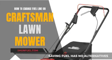 Craftsman Lawn Mower Maintenance: Replacing the Fuel Line