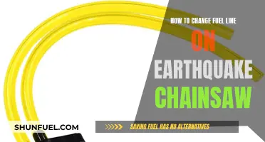 Replacing the Fuel Line in Your Earthquake Chainsaw