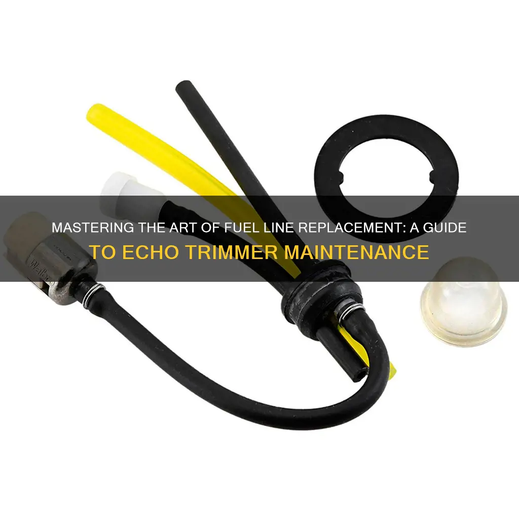 how to change fuel line on echo trimmer