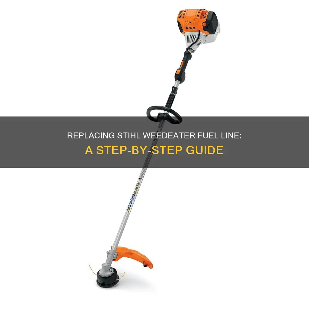 how to change fuel line on stihl weedeater