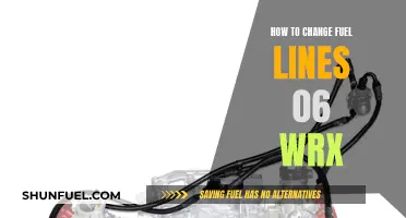 Replacing 06 WRX Fuel Lines: A Step-by-Step Guide