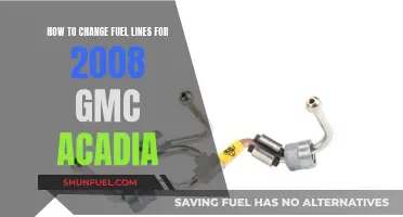 Replacing 2008 GMC Acadia Fuel Lines: Step-by-Step Guide