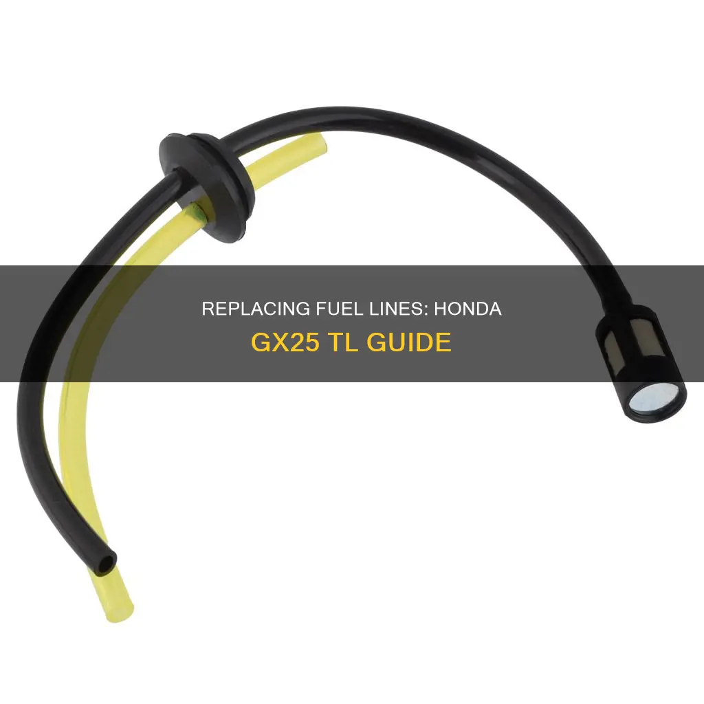 how to change fuel lines on honda gx25 tl