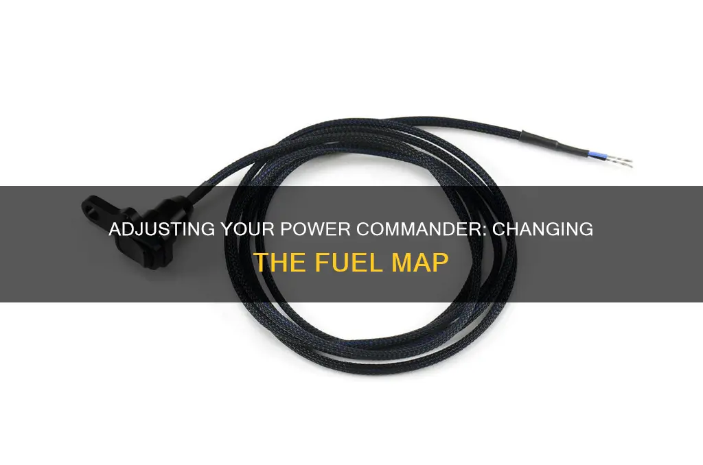 how to change fuel map on power commander