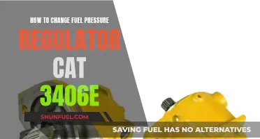 Troubleshooting Cat 3406E: Adjusting Fuel Pressure Regulator