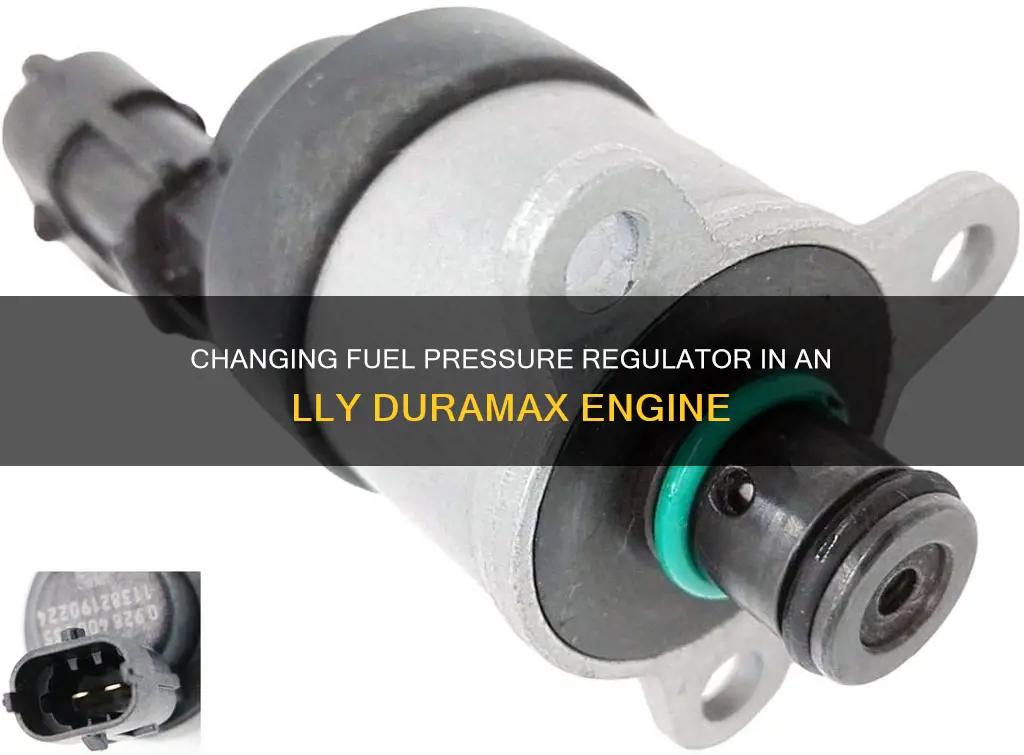 how to change fuel pressure regulator lly duramax