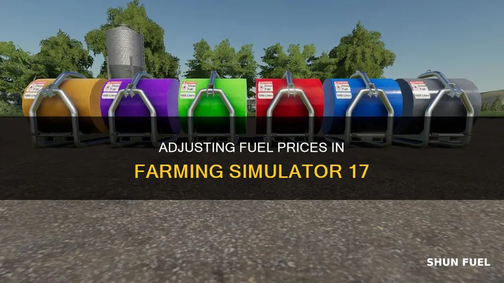 how to change fuel price fs17