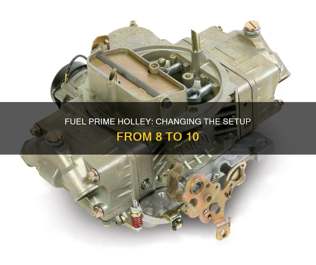 how to change fuel prime holley