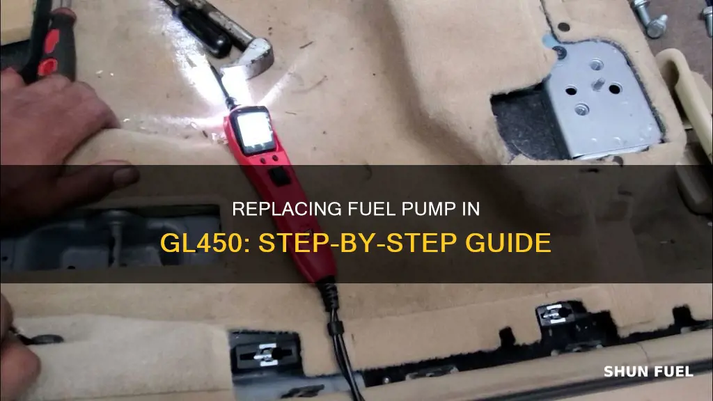 how to change fuel pump 08 gl450