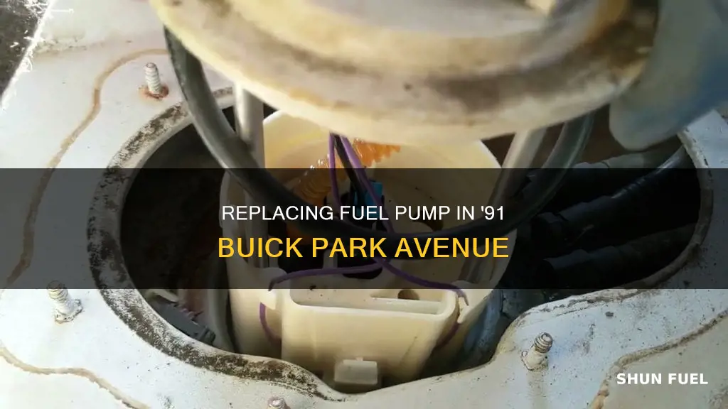 how to change fuel pump 1991 buick park avenue