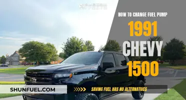 Replacing Fuel Pump in '91 Chevy 1500: Step-by-Step Guide