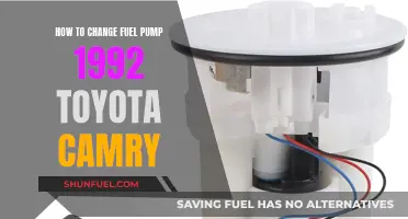 Replacing Fuel Pump in 1992 Toyota Camry: Step-by-Step Guide