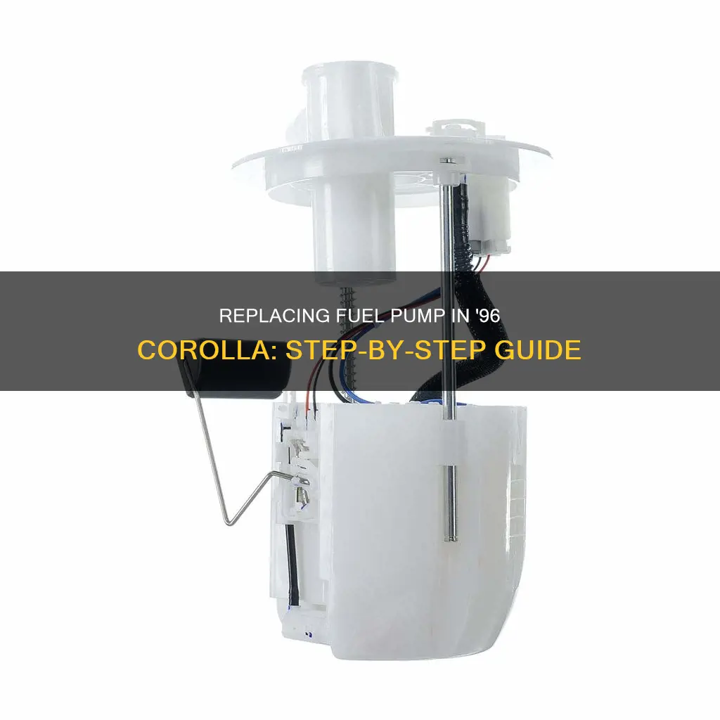 how to change fuel pump 1996 toyota corrolla