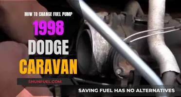 Replacing Fuel Pump in '98 Dodge Caravan: Step-by-Step Guide