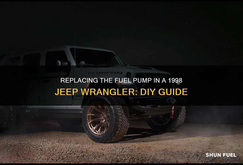 how to change fuel pump 1998 jeep wrangler