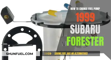 Replacing Fuel Pump in 1999 Subaru Forester: Step-by-Step Guide