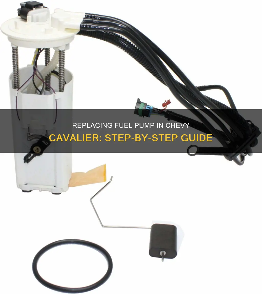 how to change fuel pump 2000 chevy cavalier