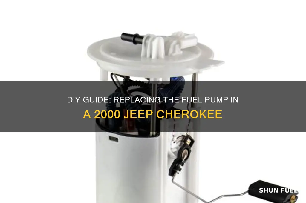 how to change fuel pump 2000 jeep cherokee
