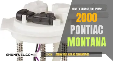 Replacing Fuel Pump in 2000 Pontiac Montana: Step-by-Step Guide