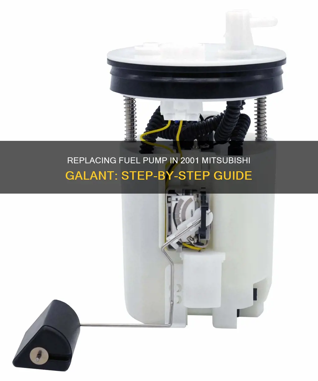 how to change fuel pump 2001 mitsubishi galant