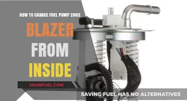 DIY Guide: Replacing Fuel Pump in 2002 Blazer Interior