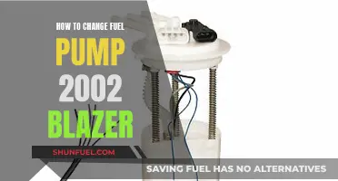 Replacing Fuel Pump in 2002 Blazer: Step-by-Step Guide