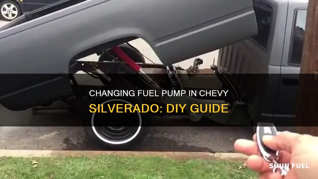 how to change fuel pump 2002 chevy silverado bed tilt