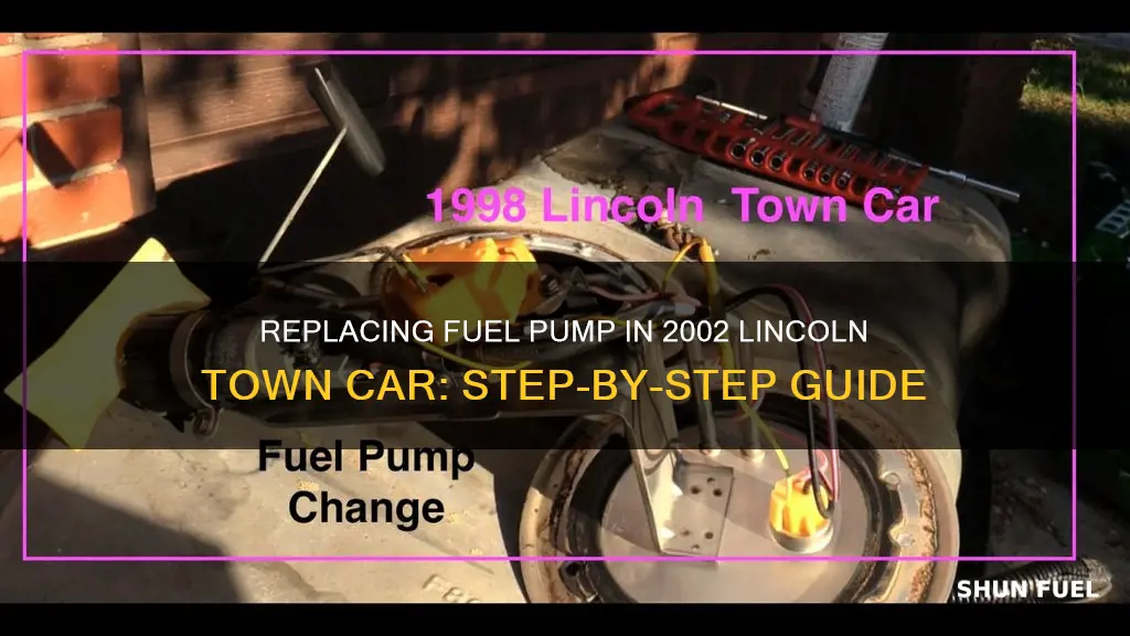 how to change fuel pump 2002 lincoln town car