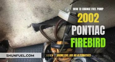 Replacing Fuel Pump in 2002 Pontiac Firebird: Step-by-Step Guide