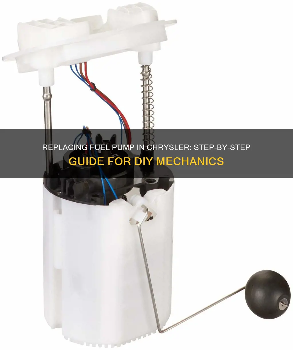 how to change fuel pump 2003 chrysler town and country