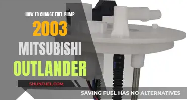 Replacing the Fuel Pump in a 2003 Mitsubishi Outlander